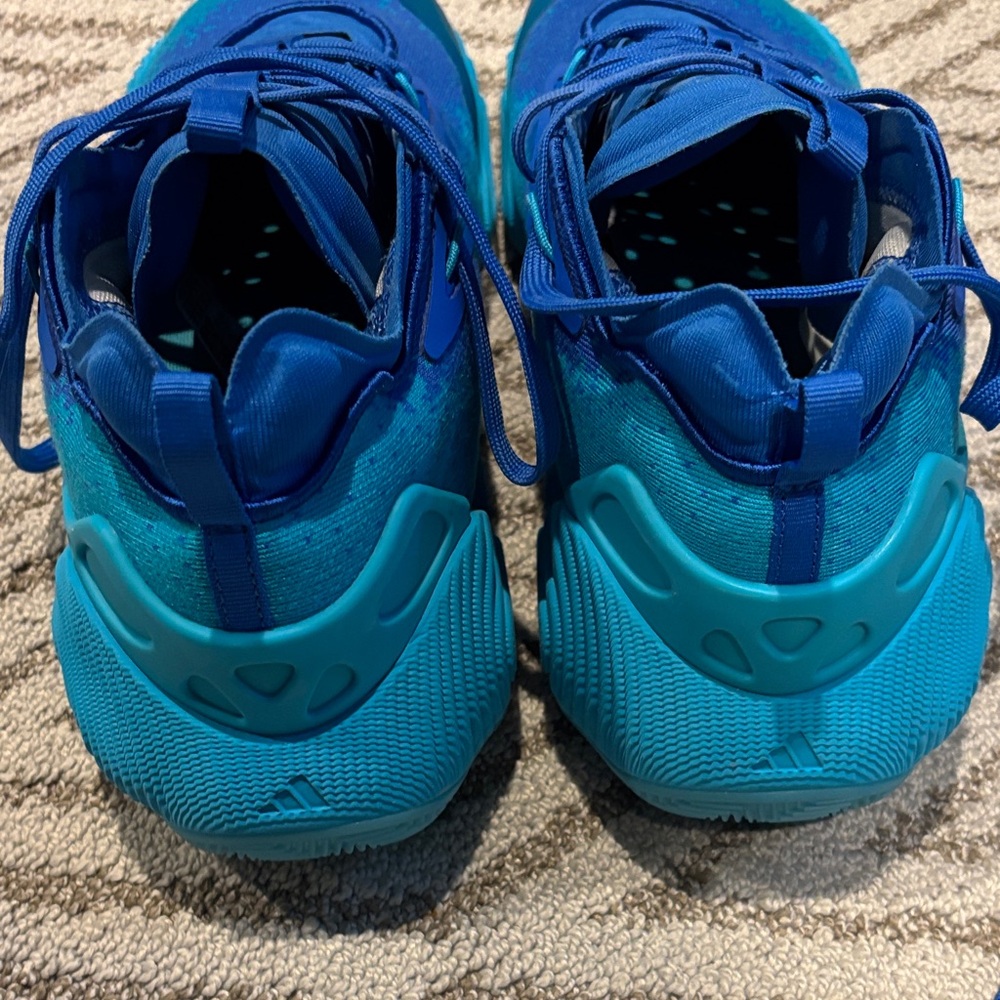 Adidas Vibrant Blue and Teal Sneakers - Picture 5 of 5